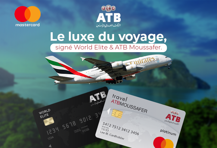 Réduction exclusive sur votre vol Emirates avec votre carte Mastercard World Elite et Moussafer